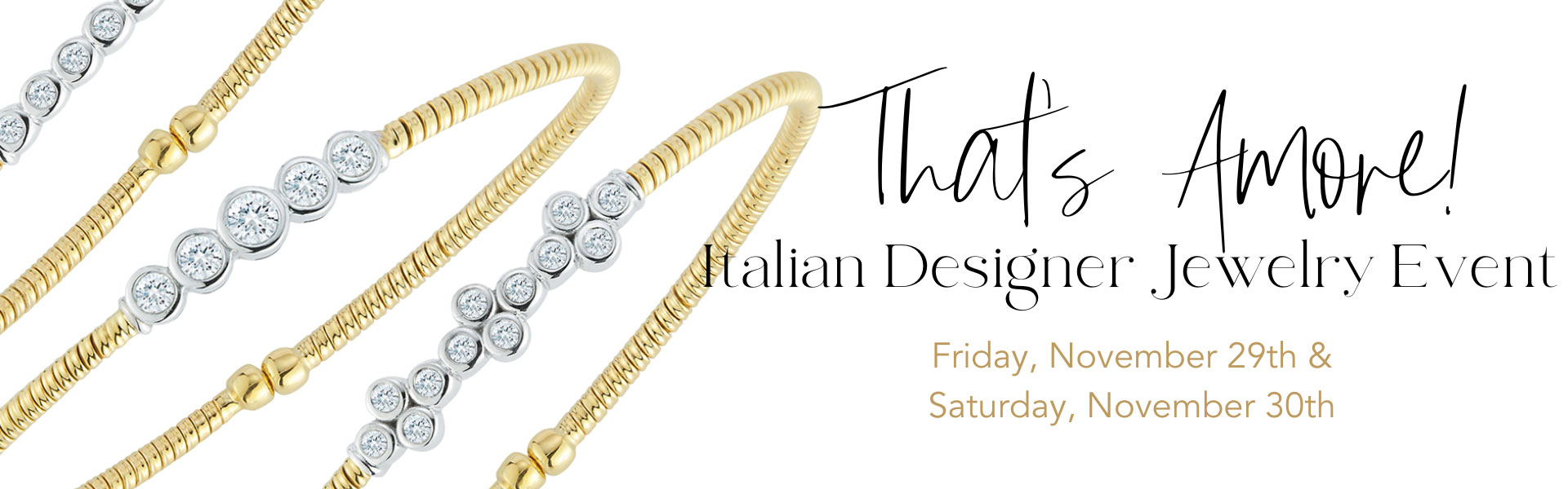 Italian Designer Jewelry Event